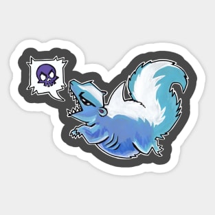 Great white skunk Sticker